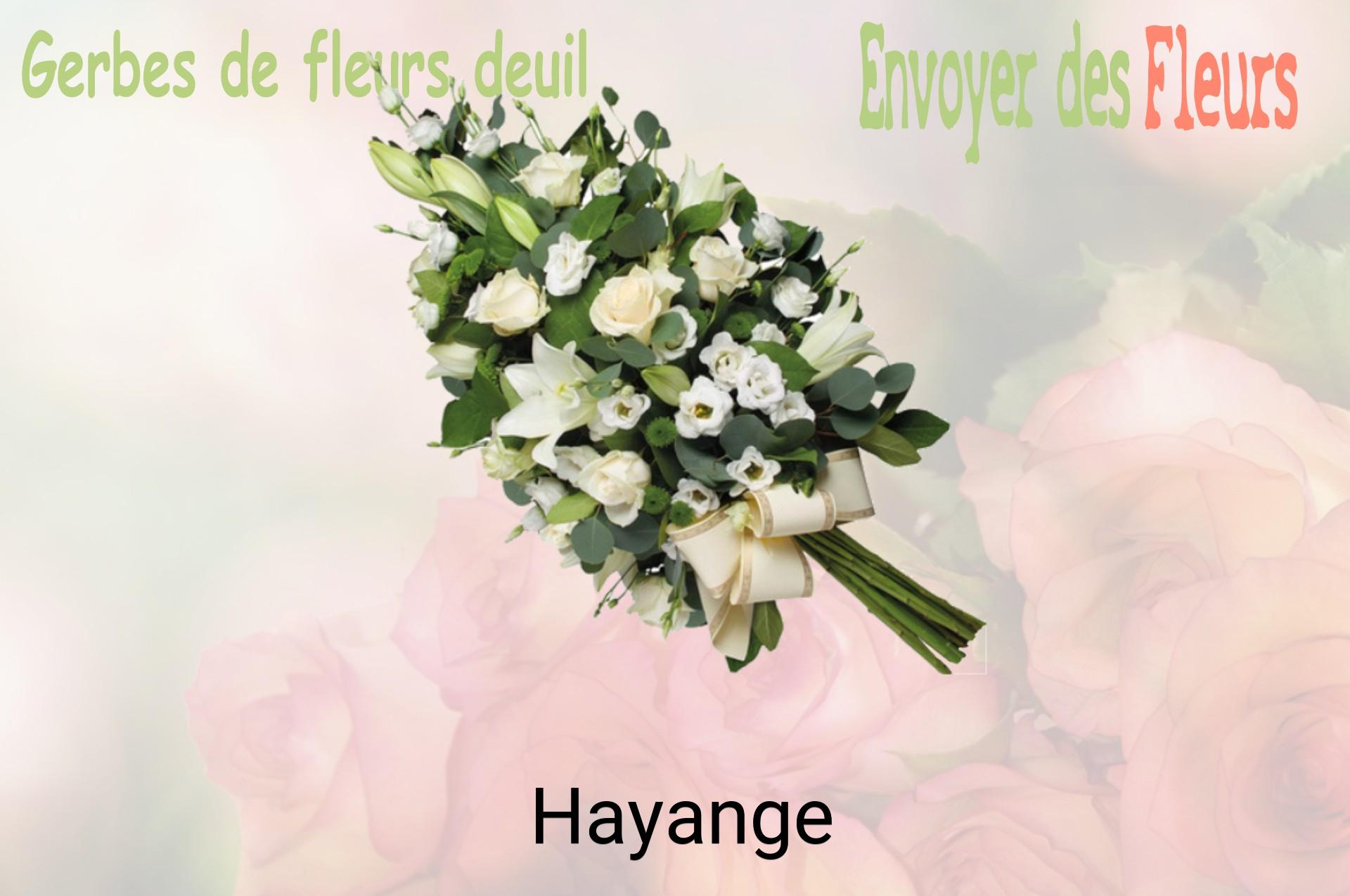 Gerbe de fleurs de deuil livrée à Hayange